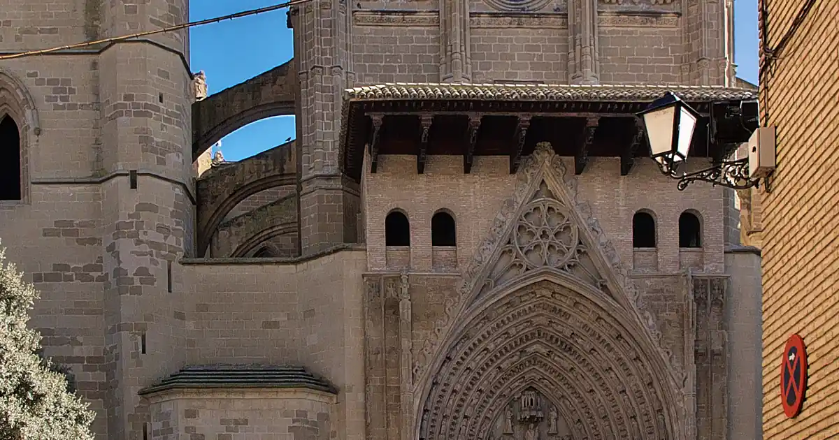 Catedral de Huesca. Hastial occidental