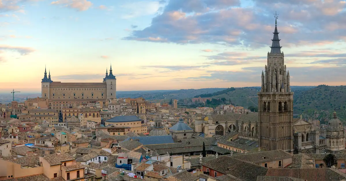 Toledo Skyline Panorama, Spain - Dec 2006